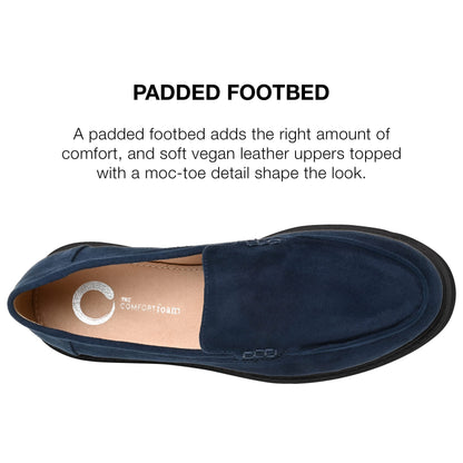 Journee Women's Comfort System Erika Medium and Wide Width Loafer