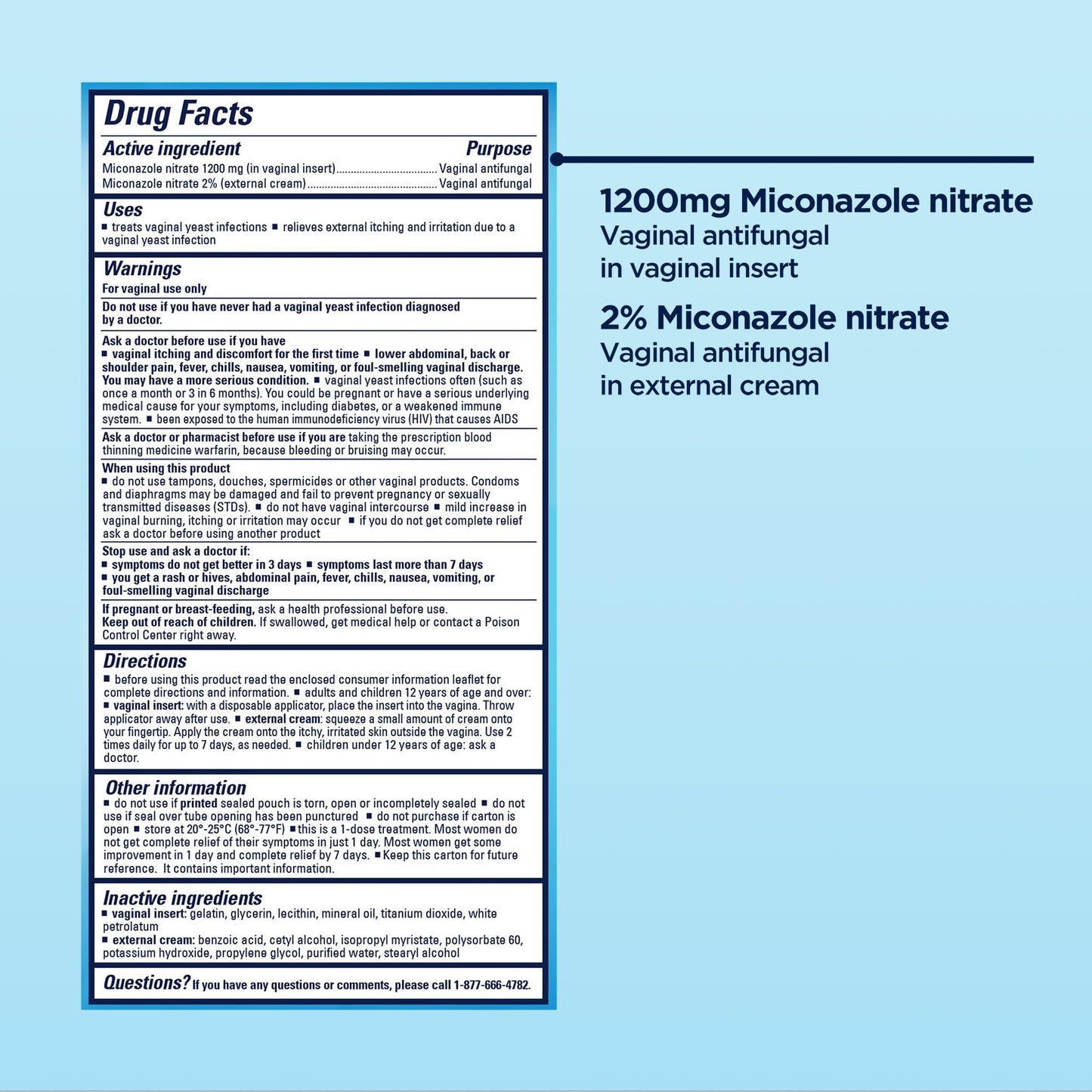 Monistat 1 Day Yeast Infection Treatment for Women