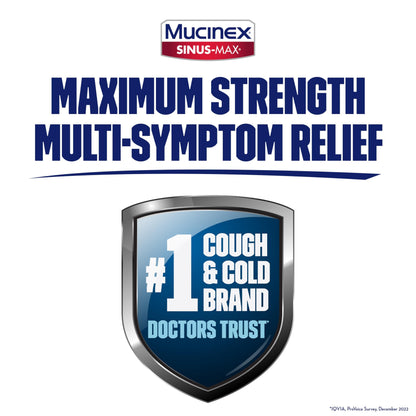 Mucinex Sinus-Max Liquid Gels for Day and Night, 24 Count