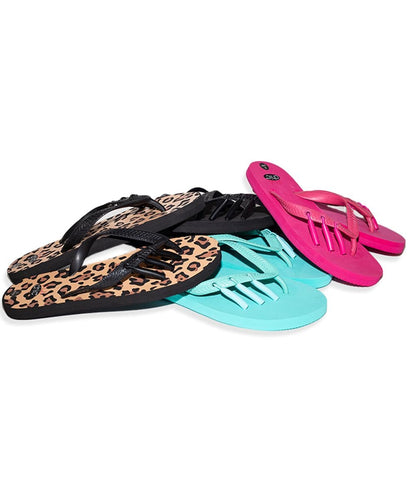 Proshots Pedichic Flip-Flop Sandals for Pedicures, Soft EVA Sole, Rubber Upper Strap, Silicon Separators, Unisex (PC-004-TQ, US Footwear Size System, Adult, Women, Alpha, Medium, X-Large)