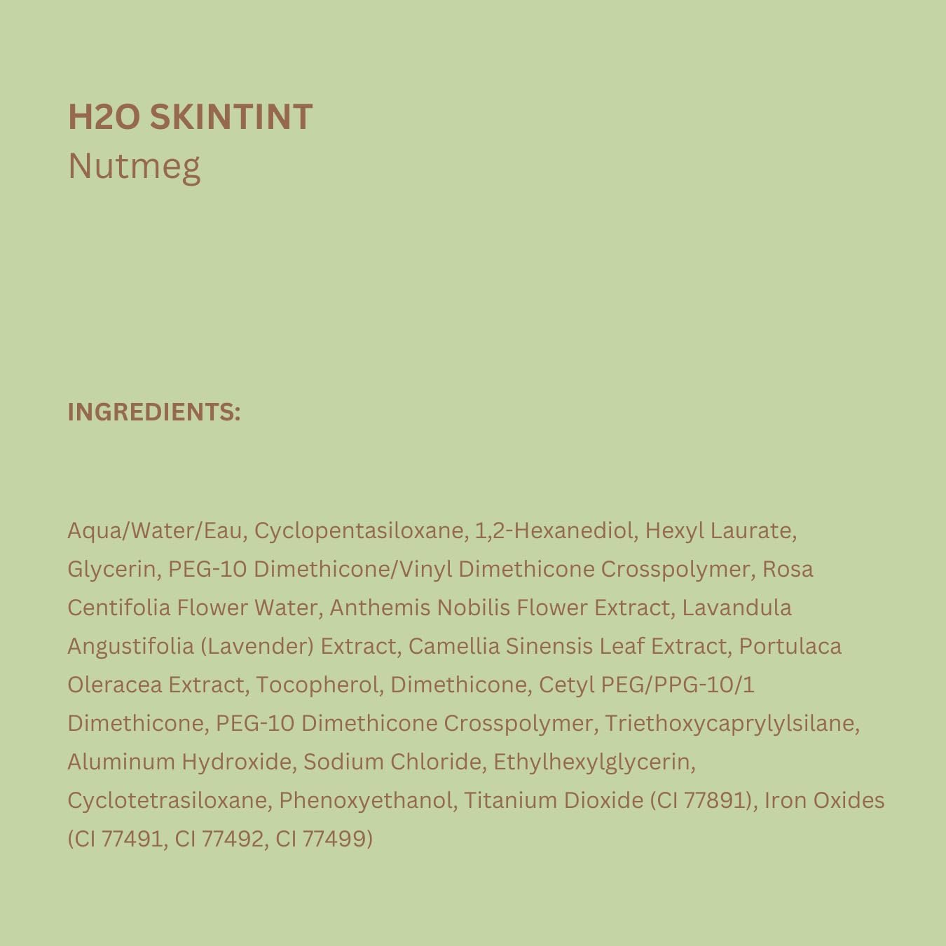 Pixi Beauty H20 SkinTint Tinted Face Gel, 1.2 fl oz / 35 ml, Poercelain