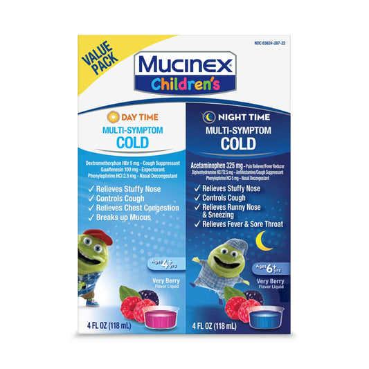 Mucinex Cold and Fever, Children's Multi-Symptom