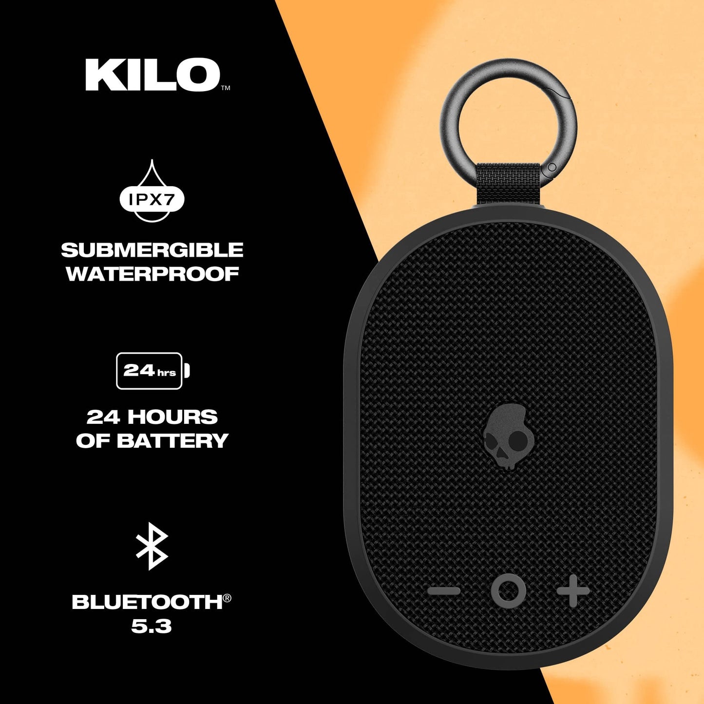 Skullcandy Kilo Outdoor Battery Powered Freestanding Bluetooth, Usb, Wireless speakers