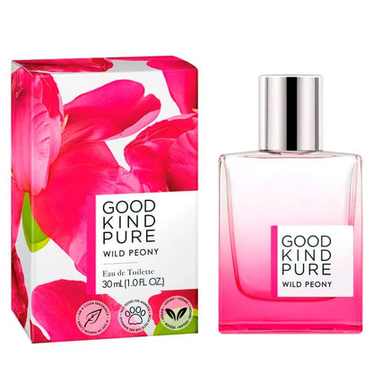 Good Kind Pure Wild Peony Eau de Toilette Spray, 1 FL OZ, Case of 24