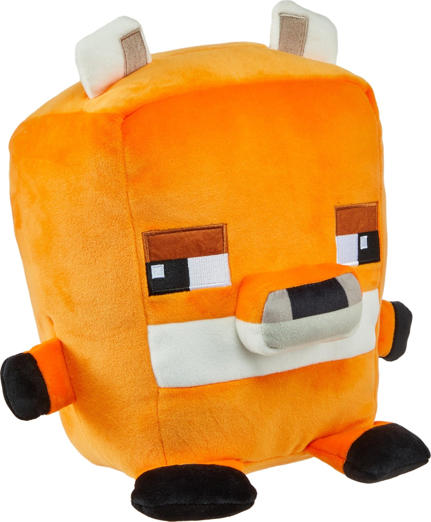 Mattel Minecraft Cuutopia Tamed Wolf Plush, 10-inch Soft Rounded Pillow Doll, Video Game-Inspired Collectible Toy