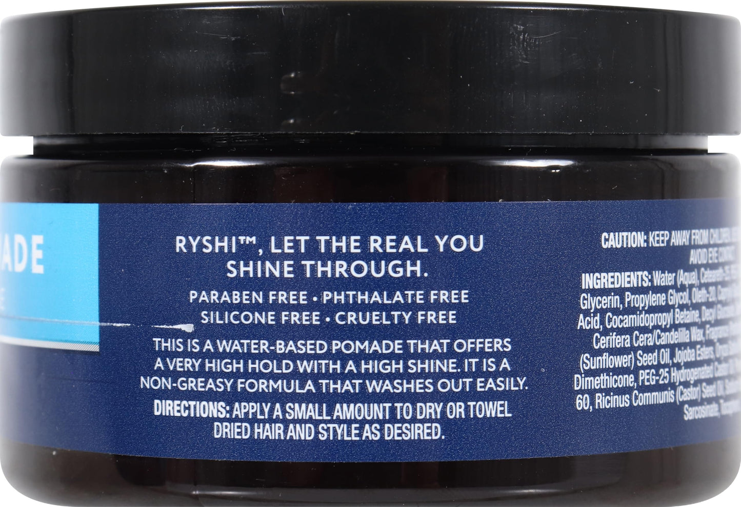 Rite Aid Ryshi Pomade - For All Hair Types, Shine and Hold, Clean Cut Natural Look
