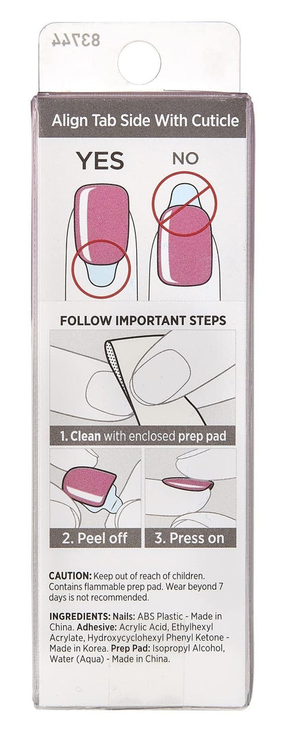 Kiss Impress Press-On-Manicure Nails 30 Count Petal Pink (Pack of 2)