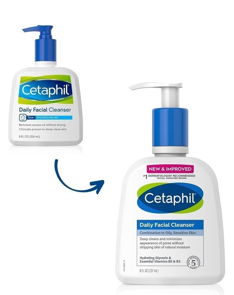Cetaphil Daily Facial Cleanser, 8 fl oz (237 ml)