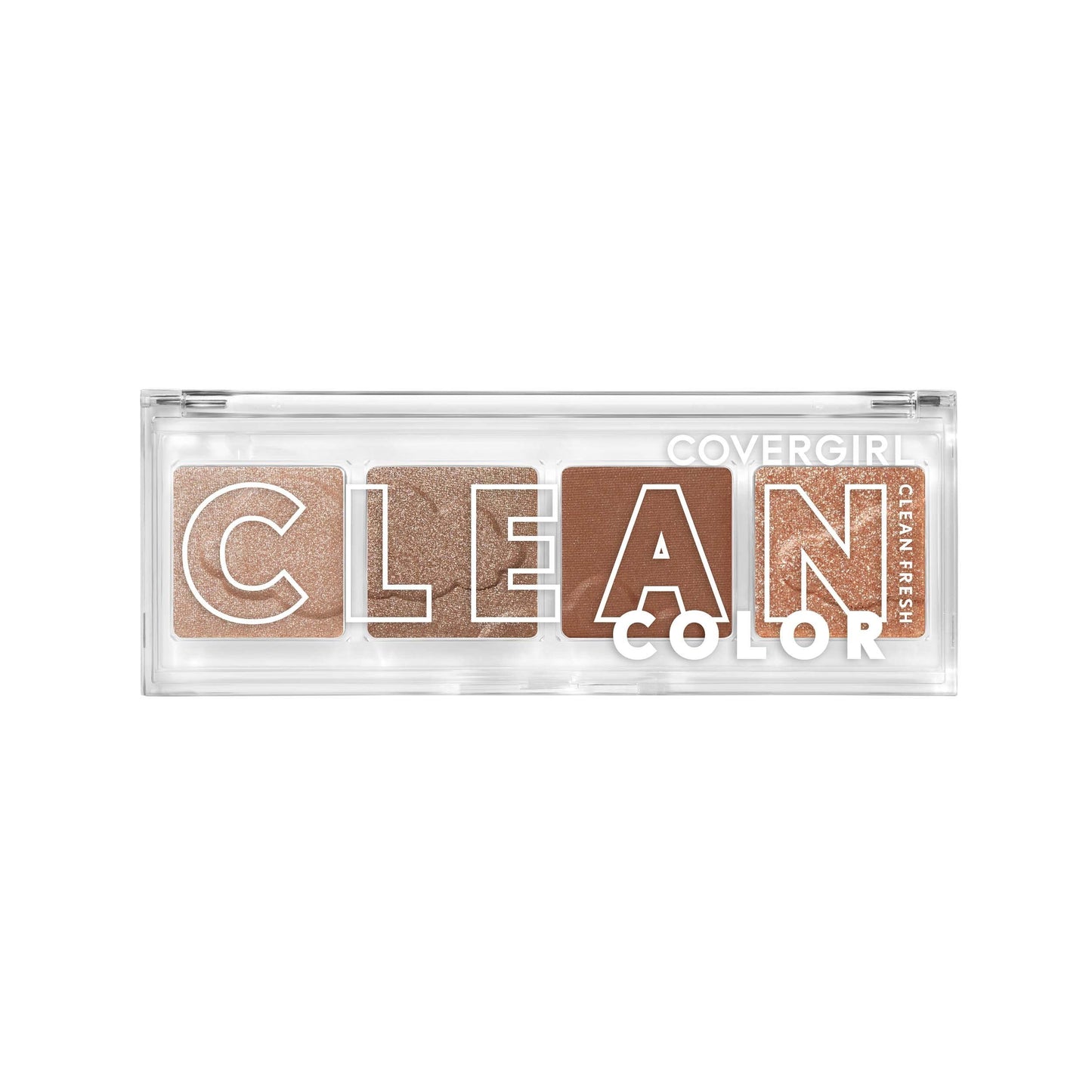 COVERGIRL Clean Fresh Color Clean Eyeshadow, Shimmering Beige, Shelf Pack of 3