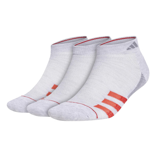 adidas Men's Superlite Stripe 3 Low Cut Socks (3-Pair)
