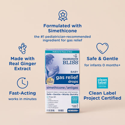 Mommy's Bliss Gas Relief Drops Bottle