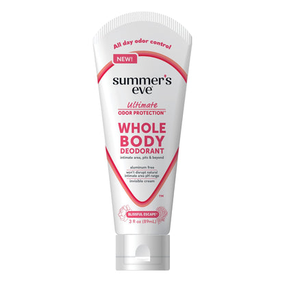 Summer's Eve Whole Body Deodorant Cream, Blissful Escape