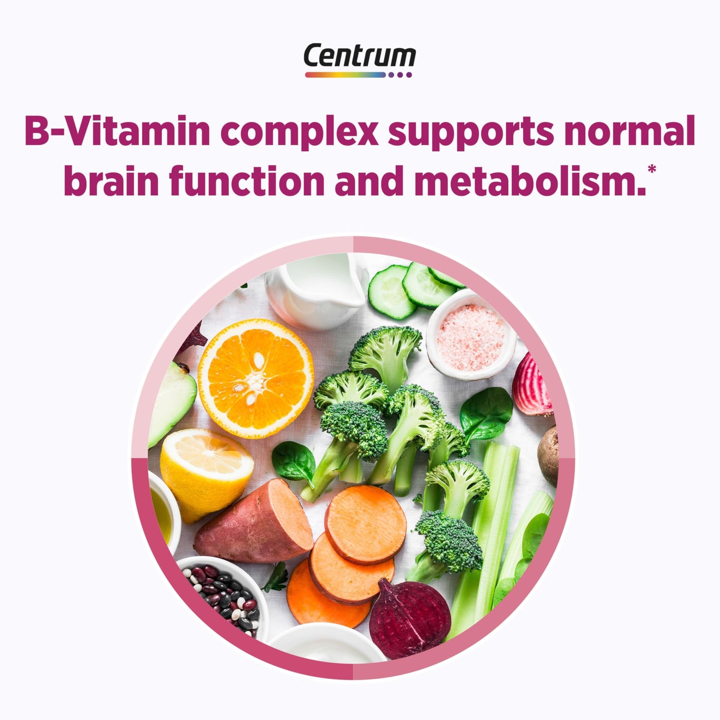 Centrum Complete Multivitamin Supplement + Hot Flash Support Menopause Support Tablets, with Clinically Studied geniVida, 30 Count