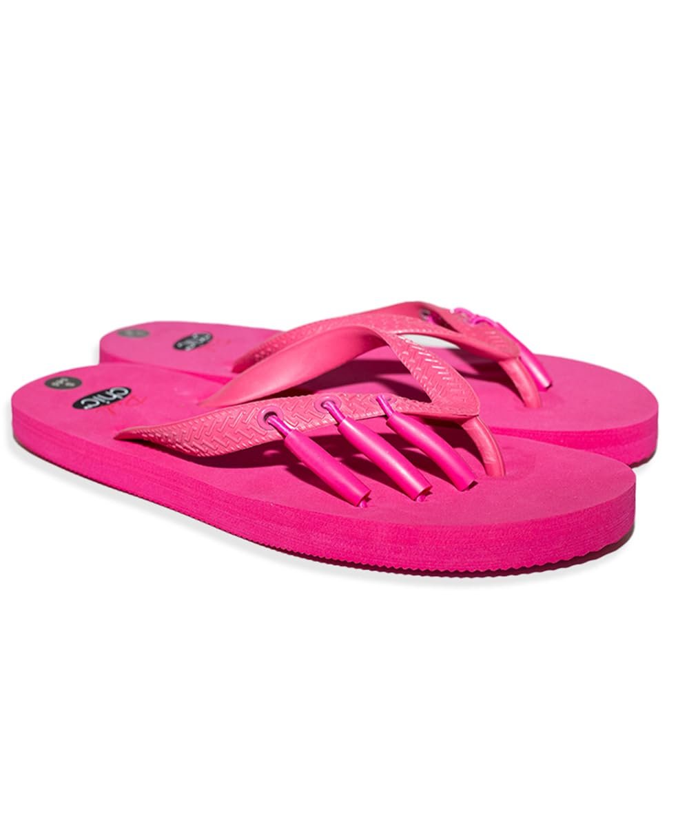 Proshots Pedichic Flip-Flop Sandals for Pedicures, Soft EVA Sole, Rubber Upper Strap, Silicon Separators, Unisex (PC-004-TQ, US Footwear Size System, Adult, Women, Alpha, Medium, X-Large)