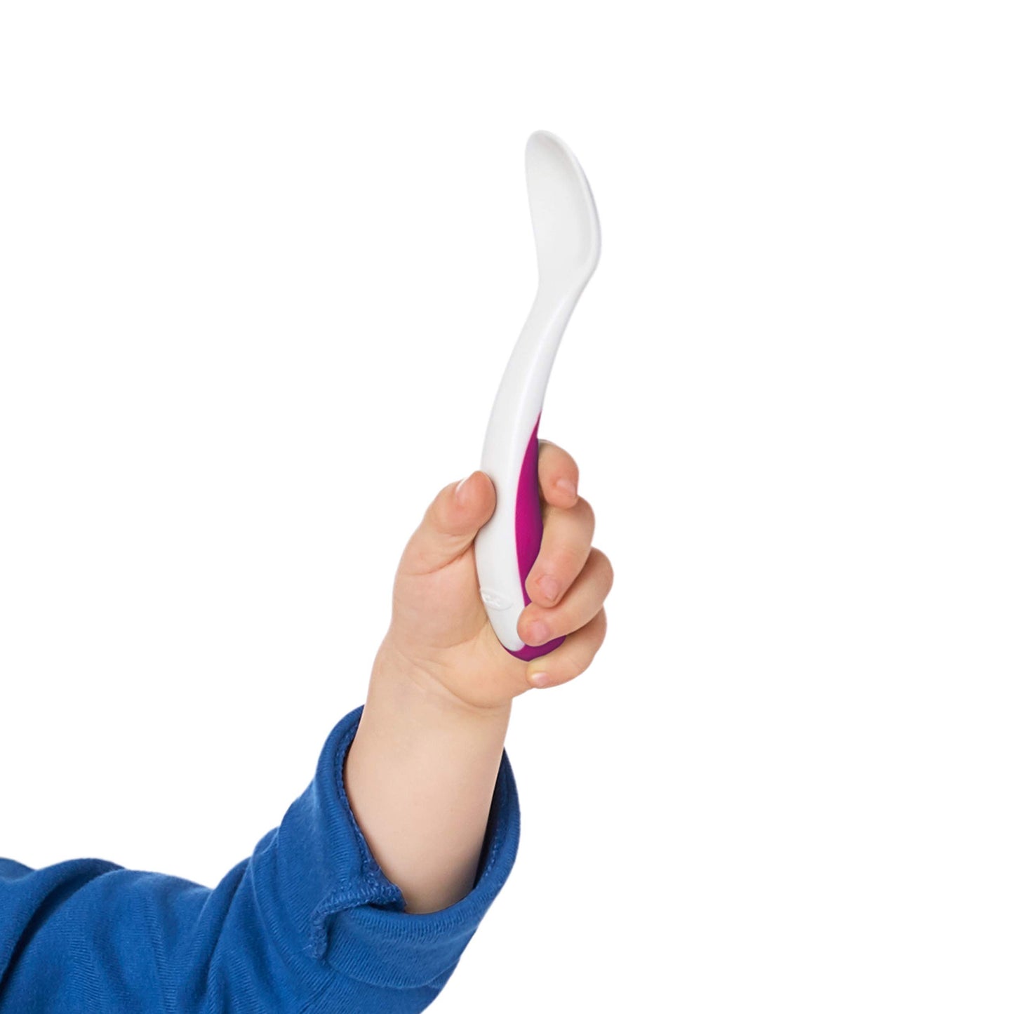 OXO Tot Plastic Fork & Spoon Set With Travel Case- Pink