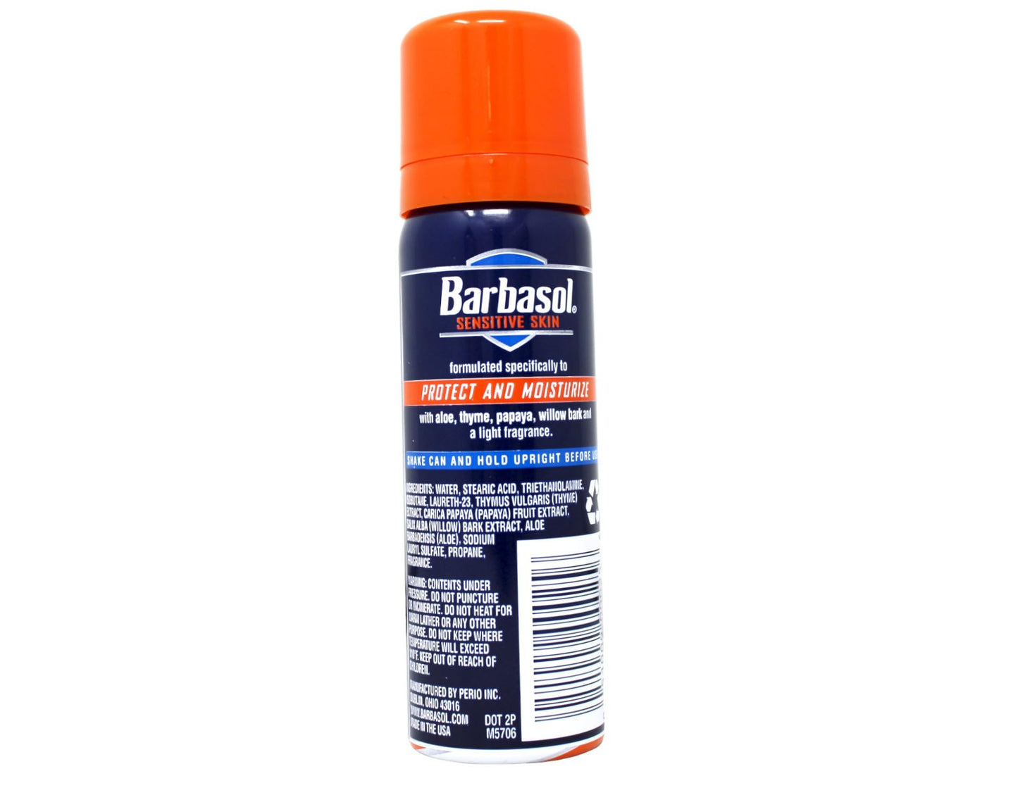 Barbasol Shaving Cream Sensitive Skin (Pack of 2)