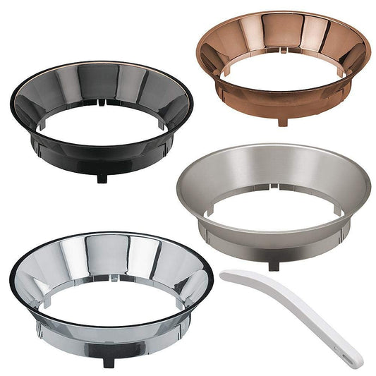 Commercial Electric 5 in. & 6 in. Integrated LED Color Selectable Recessed Downlight Trim Dimmable Ceiling Light w/4 Color Baffle Selections