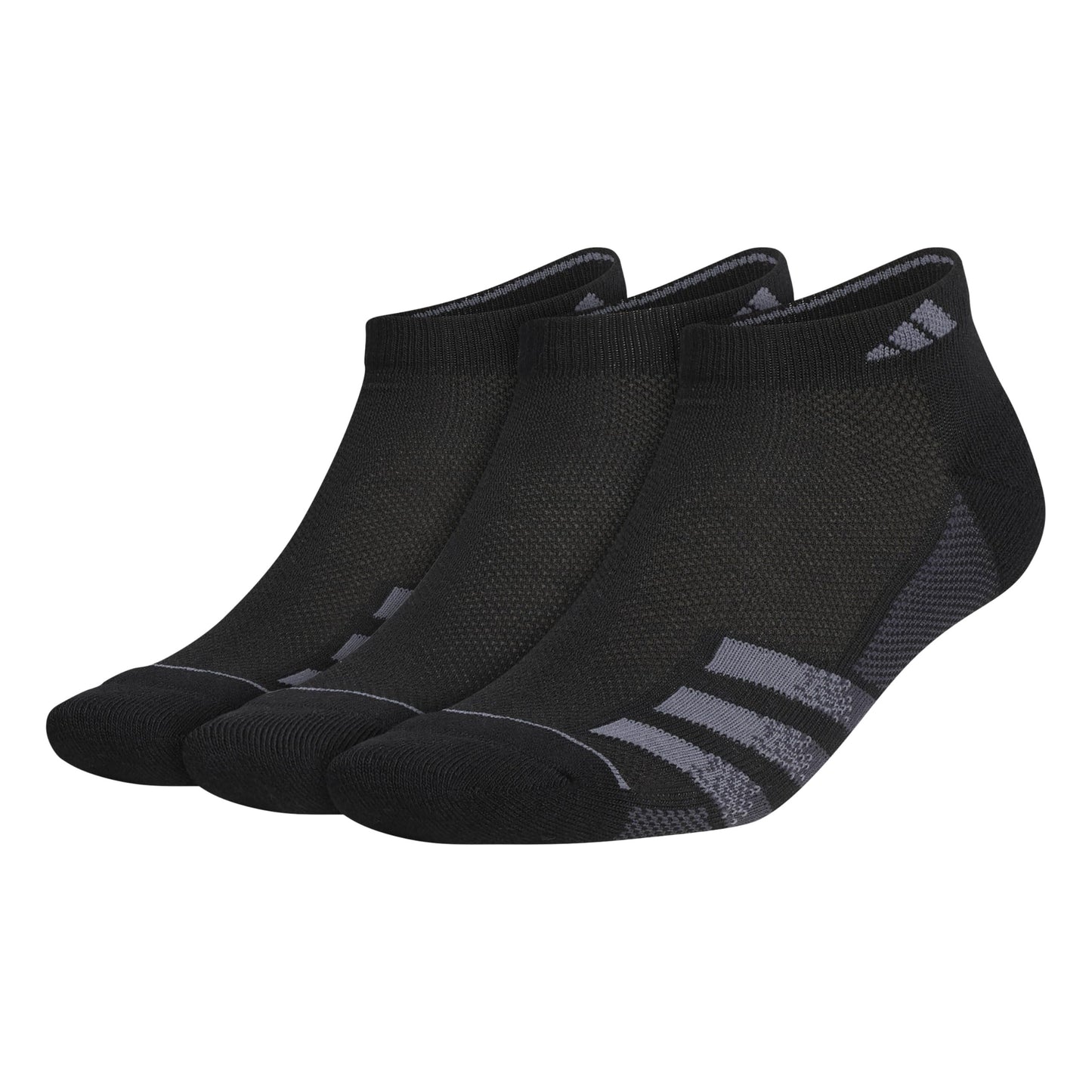 adidas Men's Superlite Stripe 3 Low Cut Socks (3-Pair)