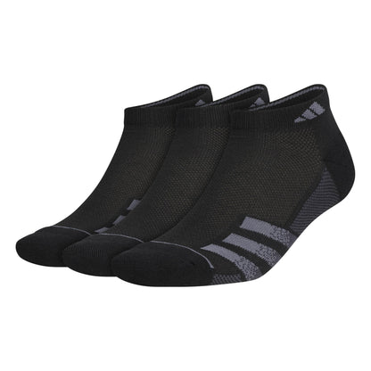 adidas Men's Superlite Stripe 3 Low Cut Socks (3-Pair)