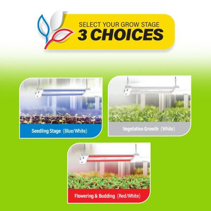 Feit Electric Grow Light 60W 2ft LED for Indoor Plants and Gardens, Multiple Bulbs for Hydroponic Plants