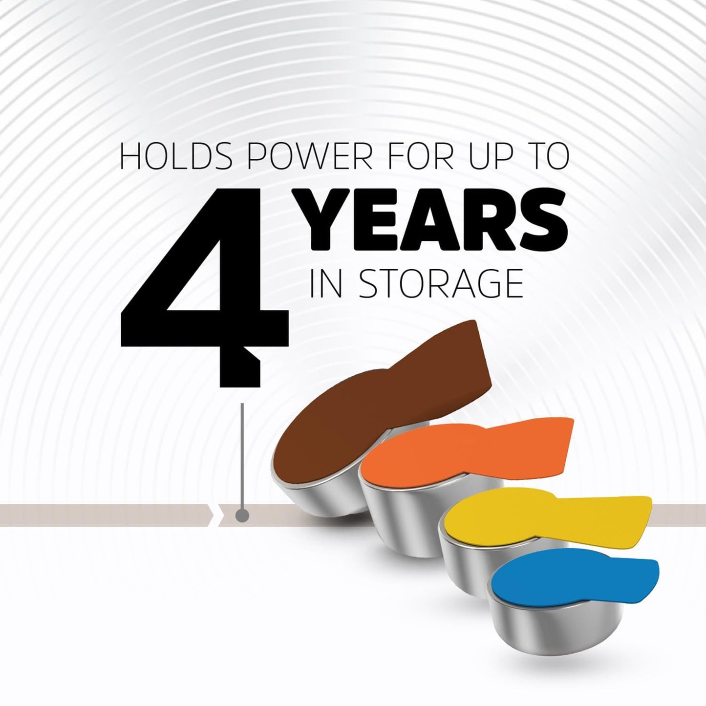 Energizer Size 312 Hearing Aid Batteries, Brown Tab Hearing Aid Batteries Size 312, 12 Count