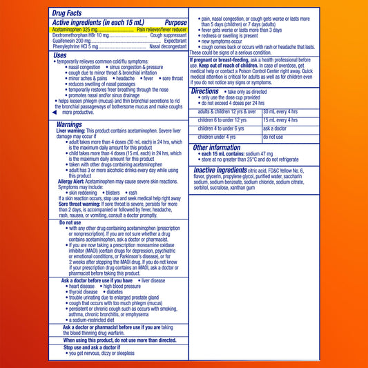 Vicks DayQuil Severe Cold & Flu Liquid Medicine, Daytime Relief for Headache, Fever, Sore Throat, Minor Aches & Pains, Chest Congestion, Stuffy Nose, Nasal Congestion, Sinus Pressure, & Cough, 2x12oz