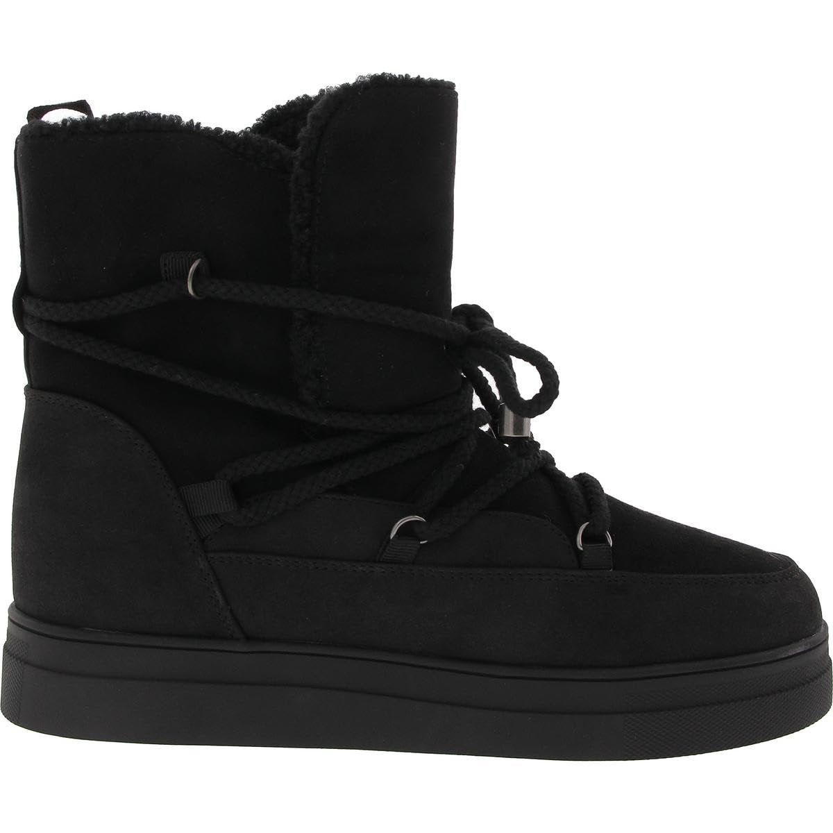 MIA Women's Disa Faux Suede Shearling Fur Lining Cold Weather Boots