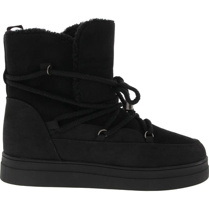 MIA Women's Disa Faux Suede Shearling Fur Lining Cold Weather Boots