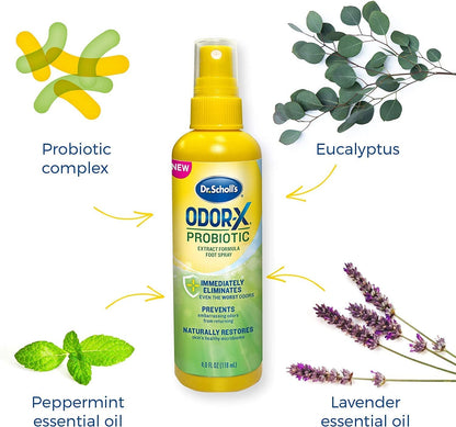 Dr. Scholl's Probiotic Foot Spray 4oz