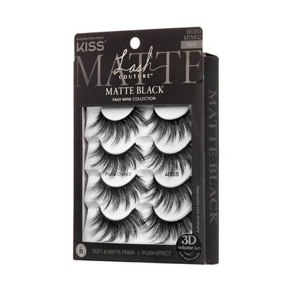 KISS Lash Couture 3D Matte False Eyelashes, 'Matte Twill
