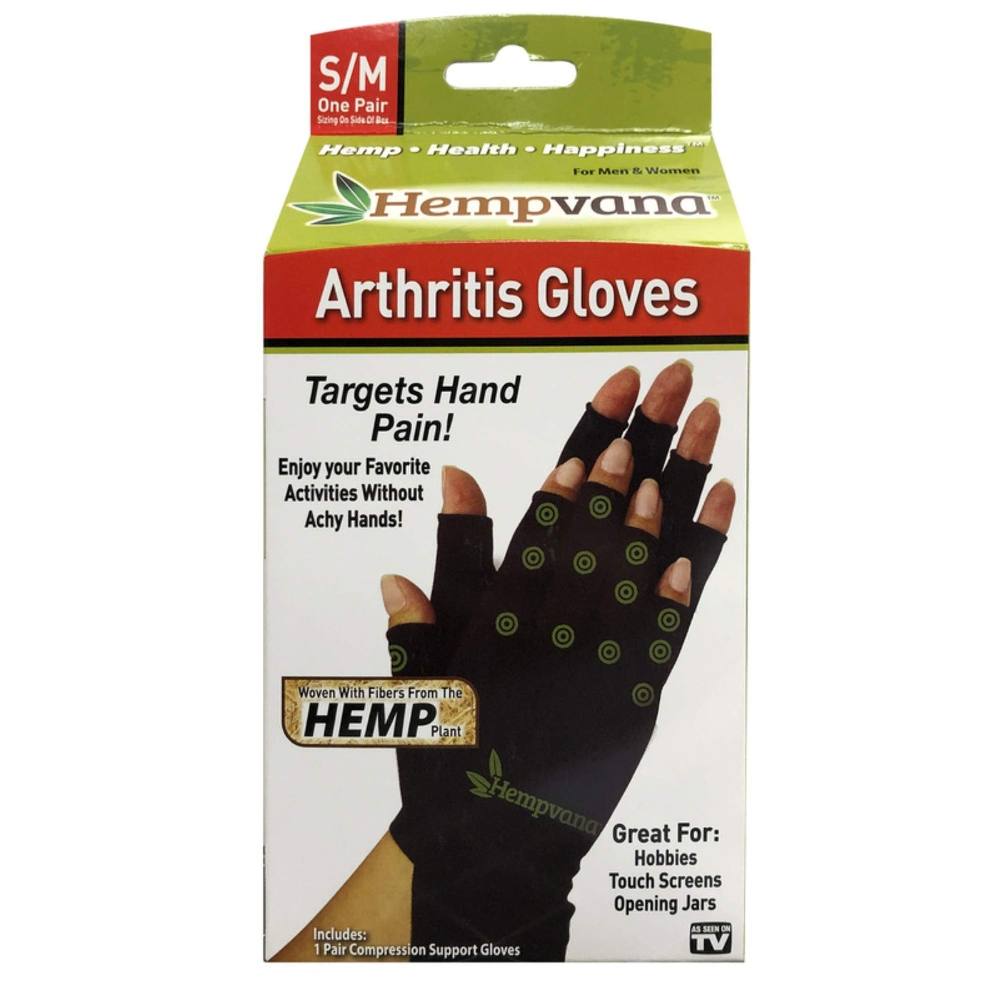 GLOVES ARTH PAIN RLF S/M