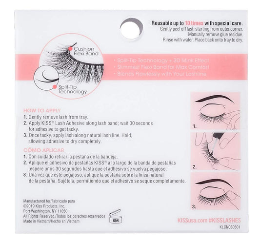 Kiss Lash Couture Naked Drama Chiffon (Pack of 2)