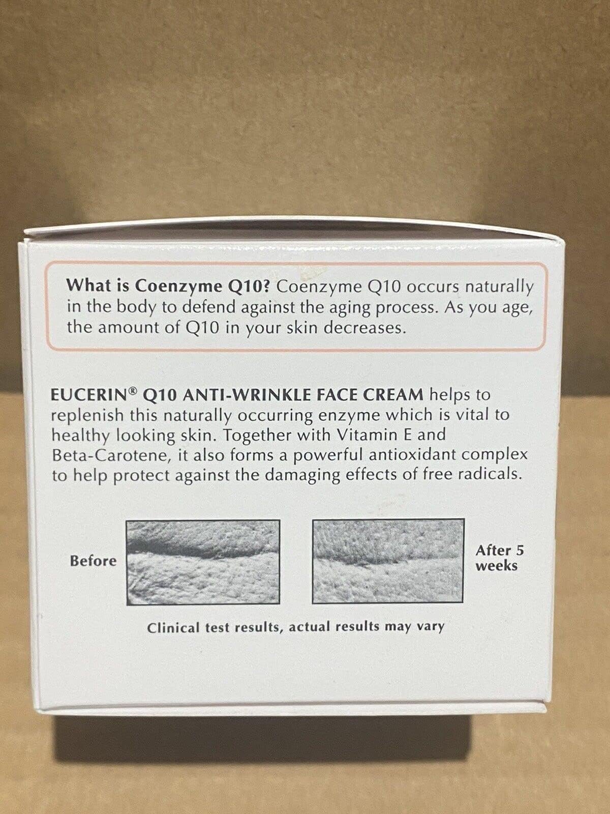 Eucerin Q10 Anti-Wrinkle Sensitive Skin Creme 1.7 oz (48 g)