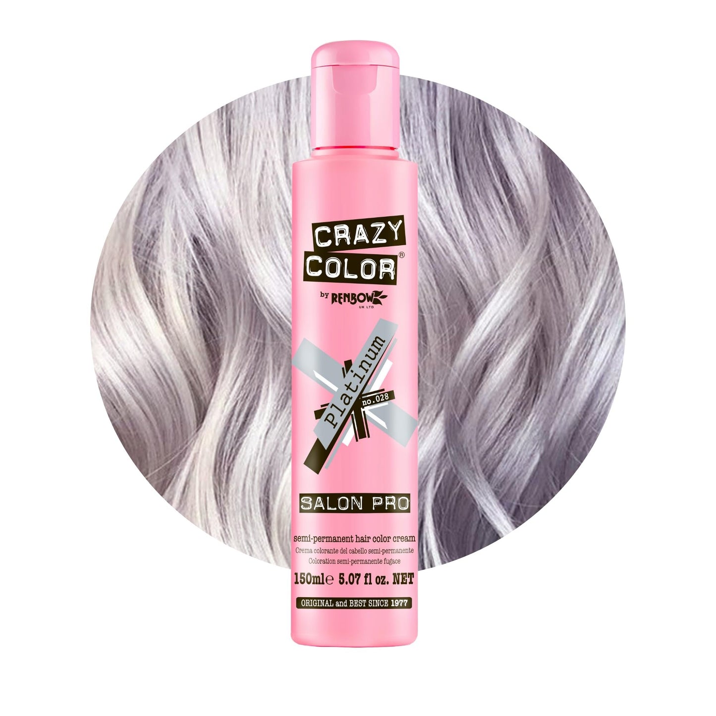Crazy Color Peppermint Semi-Permanent Conditioning Hair Dye (150ml)