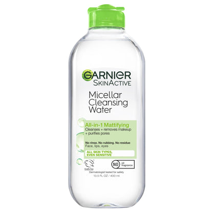 Garnier SkinActive Micellar Cleansing Water, All-in-1 Makeup Remover