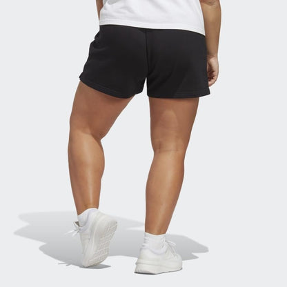adidas Women's Plus Size Essentials Linear French Terry Shorts