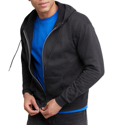 Hanes, Ecosmart Fleece Full-zip Hoodie for Men, Hooded Sweatshirt