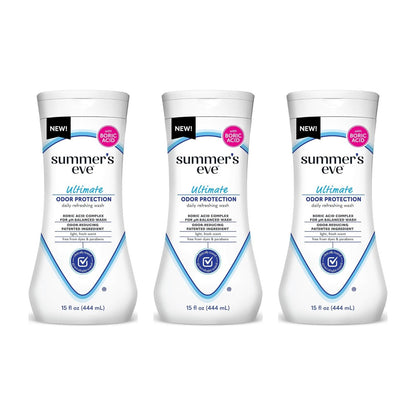Summer's Eve Daily Refreshing Feminine Wash Removes Odor pH balanced fl oz