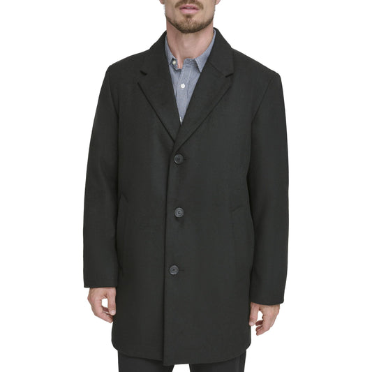 Dockers Men's Henry Wool Blend Top Coat (Regular and Big & Tall Sizes)
