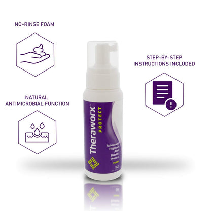 THERAWORX PROTECT Advanced Hygiene and Barrier System Foam (3.4 Fl Oz (Pack of 1))