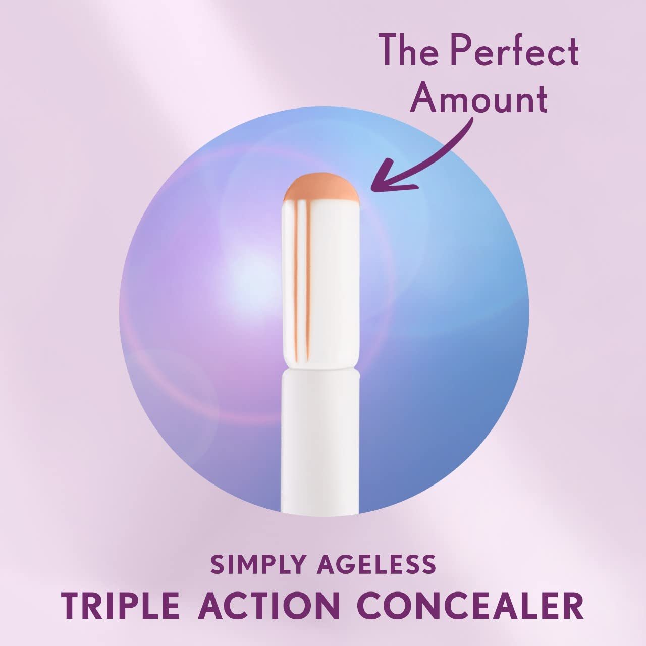 COVERGIRL Simply Ageless Triple Action Concealer, Golden Tan, Shelf Pack of 2