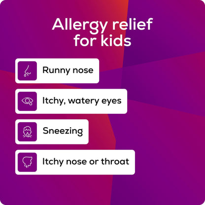 Allegra Children's 12HR Allergy Relief Non-drowsy Antihistamine Liquid, Berry Flavor, Alcohol-Free & Dye-Free
