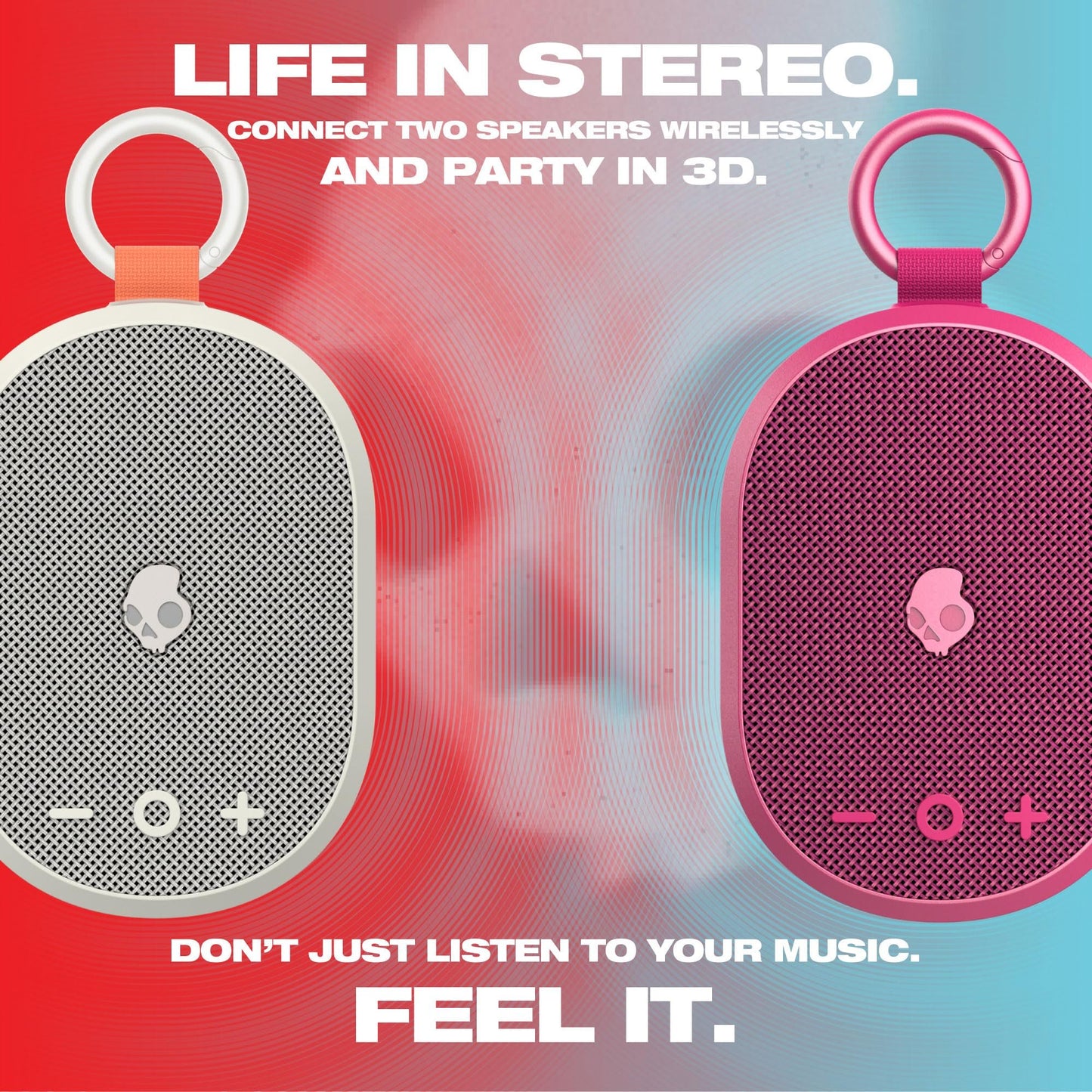 Skullcandy Kilo Outdoor Battery Powered Freestanding Bluetooth, Usb, Wireless speakers