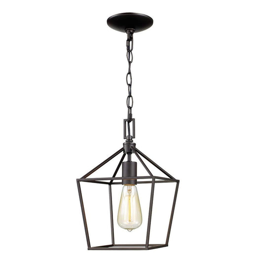 Hampton Bay Lighting 1-Light Bronze Mini Pendant (16201)