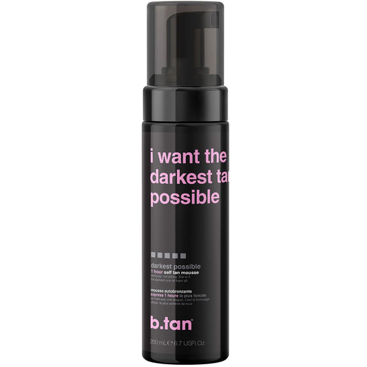 b.tan Self Tanner Singles | Fast, 1 Hour Sunless Tanner Mousse, No Fake Tan Smell, No Added Nasties, Vegan & Cruelty Free