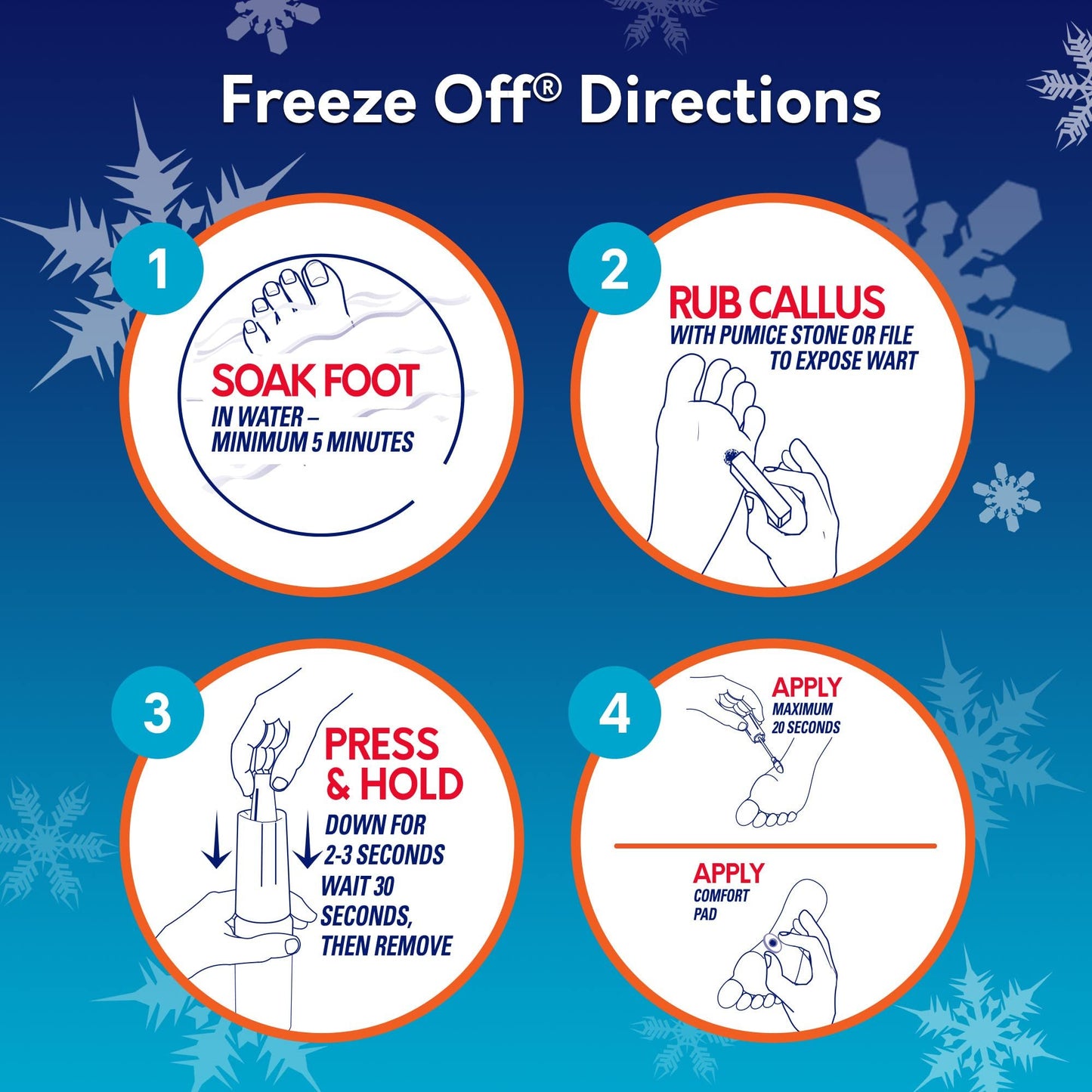 Compound W Freeze Off Plantar Wart Remover Kit, 8 Applications,1 Count (Pack of 1)