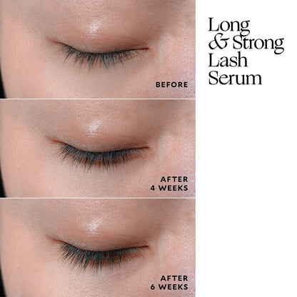 Velour Lashes Long & Strong Lash Serum + Mascara Kit, Fuller & Longer Looking Eyelashes, Includes Peptides & Botanical Extracts, Non-Irritating, See Results in 6-12 Weeks