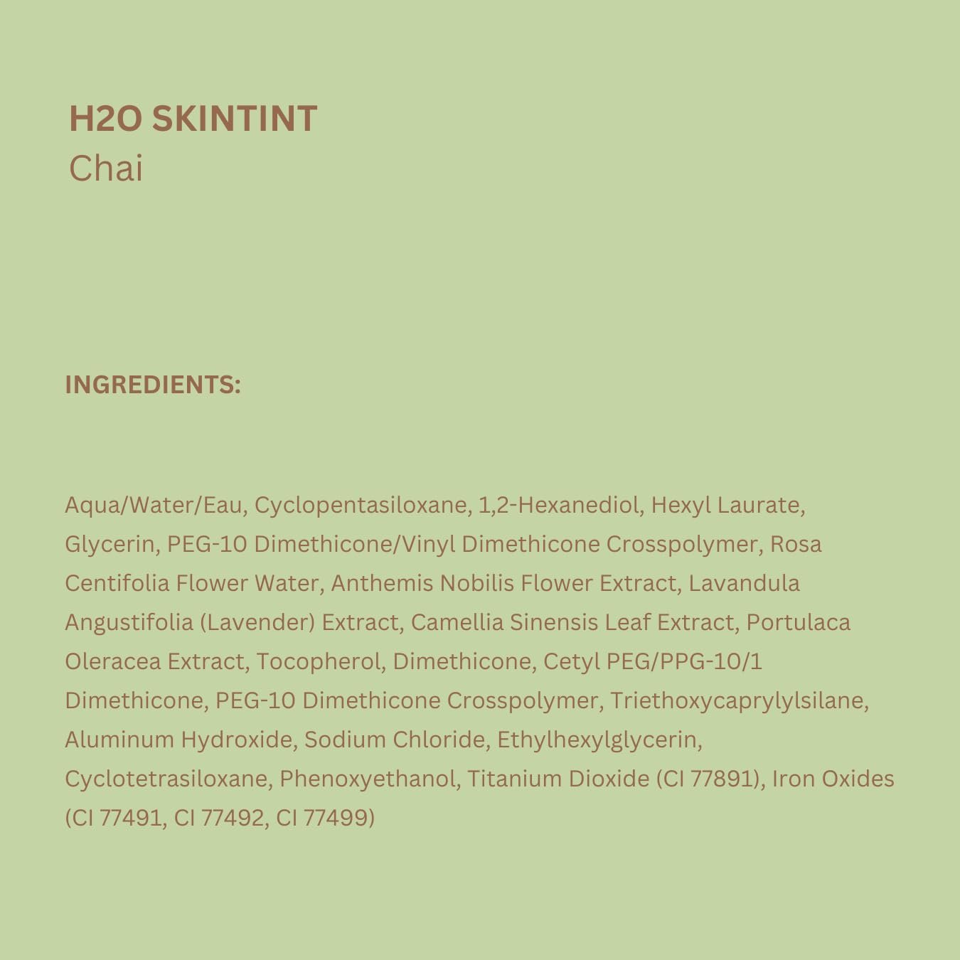 Pixi Beauty H20 SkinTint Tinted Face Gel, 1.2 fl oz / 35 ml, Poercelain