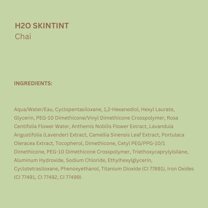 Pixi Beauty H20 SkinTint Tinted Face Gel, 1.2 fl oz / 35 ml, Poercelain