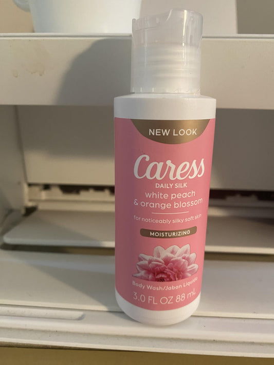 Caress Daily Silk Body Wash With White Peach & Orange Blossom - 3 oz